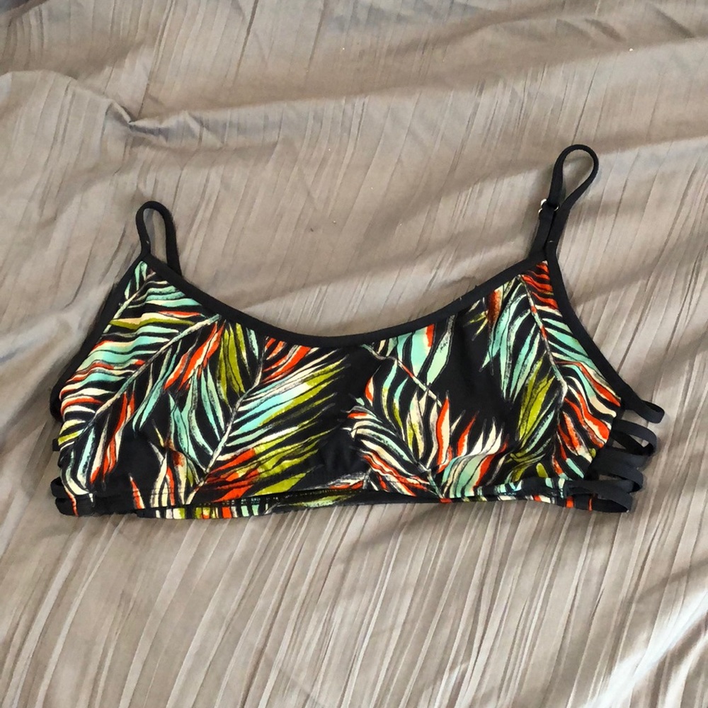 Gray Printed Bathing Suit Top, Super Cute!!!